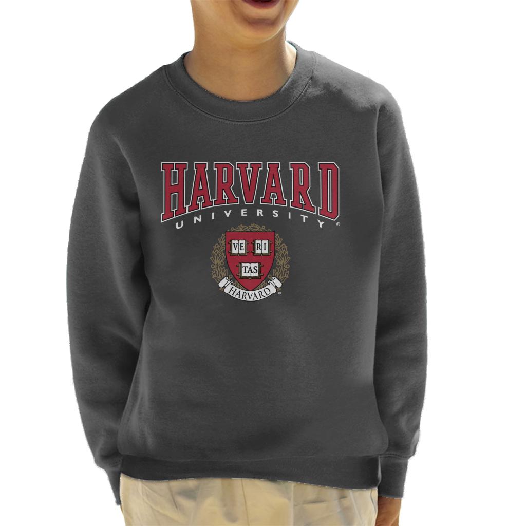 Harvard University Red Veritas Crest Kid's Sweatshirt product image 1