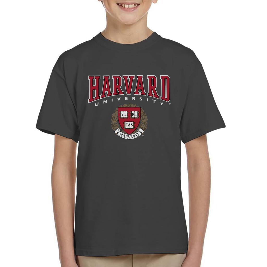 Harvard University Red Veritas Crest Kid's T-Shirt product image 1