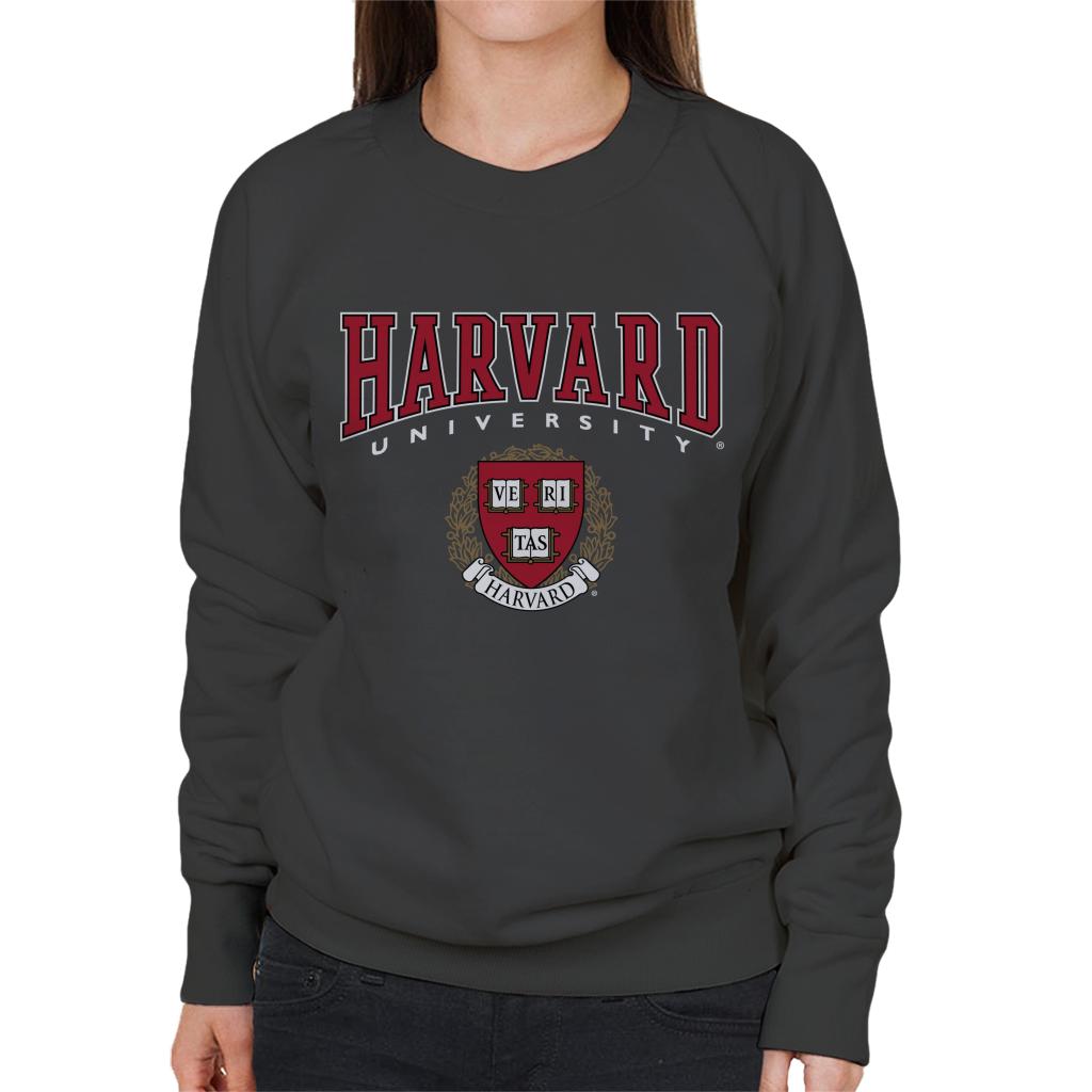 Harvard University Red Veritas Crest Women's Sweatshirt product image 1