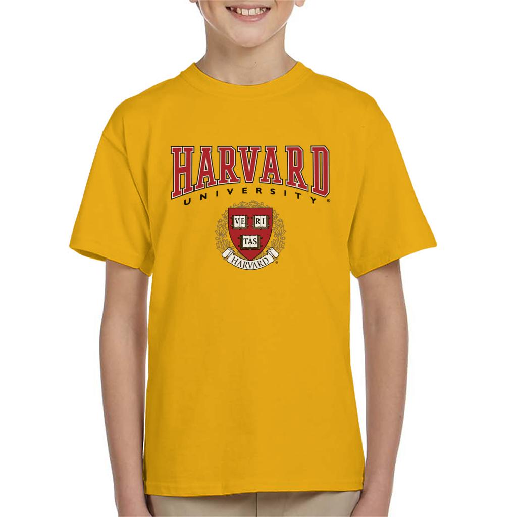 Harvard University Veritas Red Crest Kid's T-Shirt product image 4