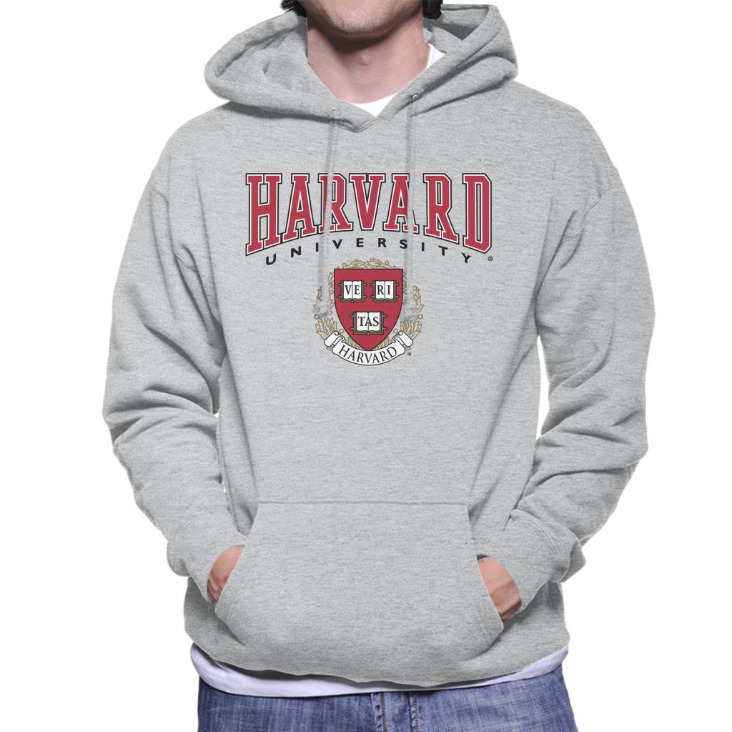 Harvard University Veritas Red Crest Men's Hooded Sweatshirt product image 1