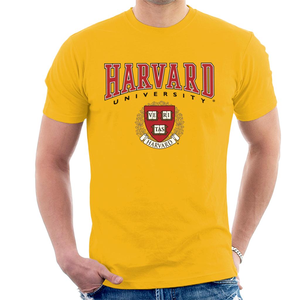 Harvard University Veritas Red Crest Men's T-Shirt product image 4