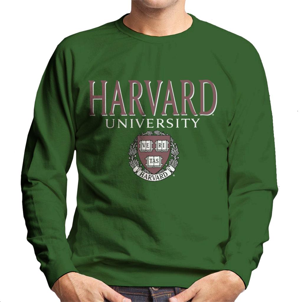 Harvard University Faded Veritas Crest Men's Sweatshirt product image 4