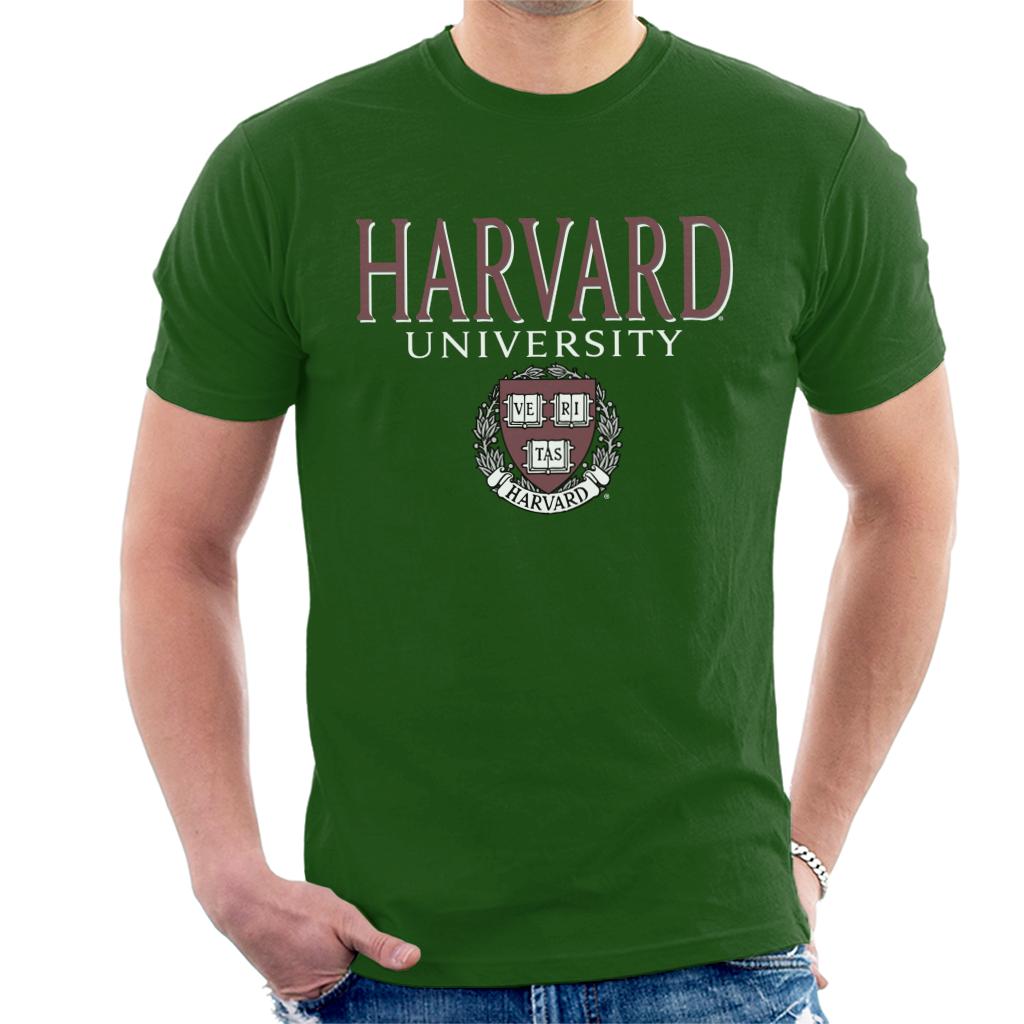 Harvard University Faded Veritas Crest Men's T-Shirt product image 4