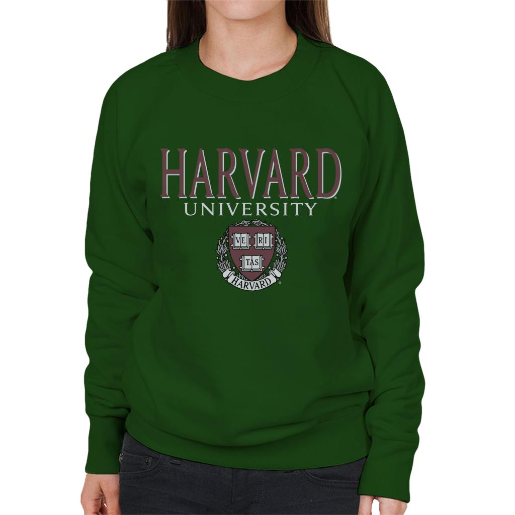 Harvard University Faded Veritas Crest Women's Sweatshirt product image 4