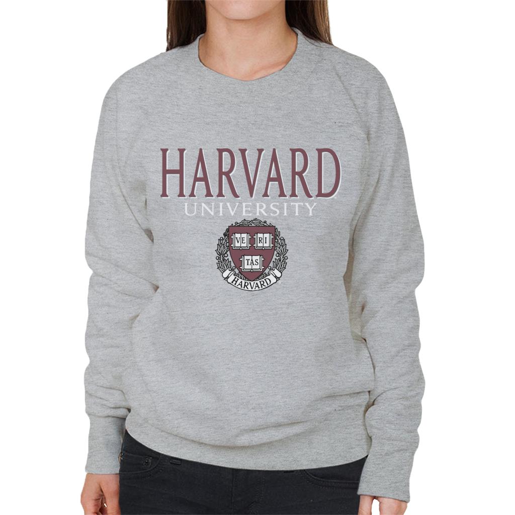Harvard University Faded Veritas Crest Women's Sweatshirt product image 1