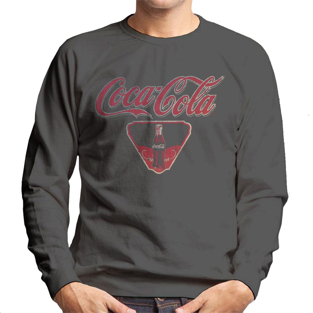 Coca Cola Vintage Bottle Logo Men's Sweatshirt product image 1