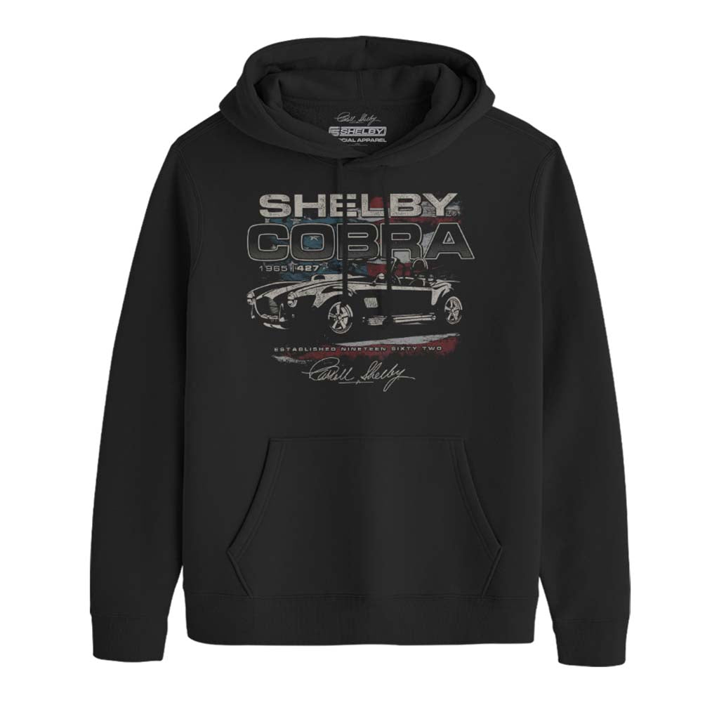 Shelby Cobra 1965 Est 1962 Men's Hooded Sweatshirt product image 1