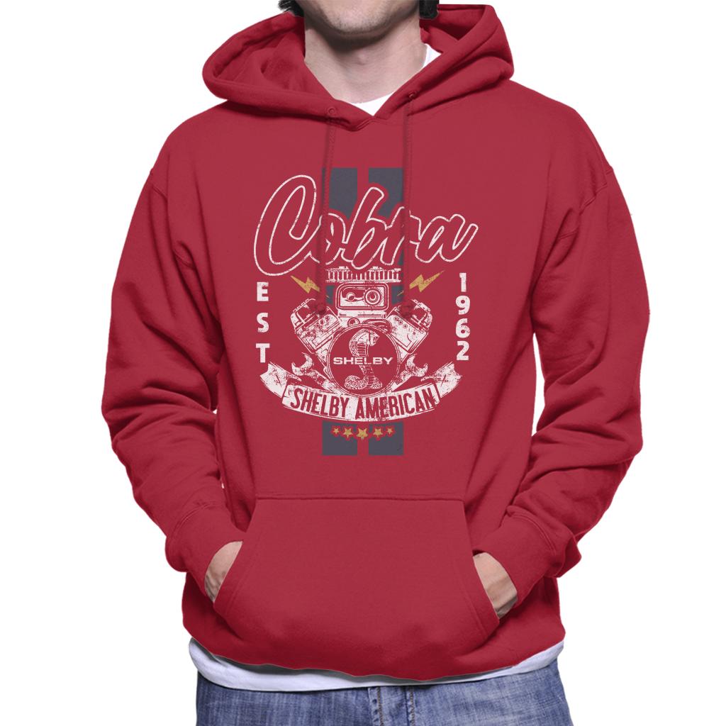Shelby American Cobra Men's Hooded Sweatshirt product image 4