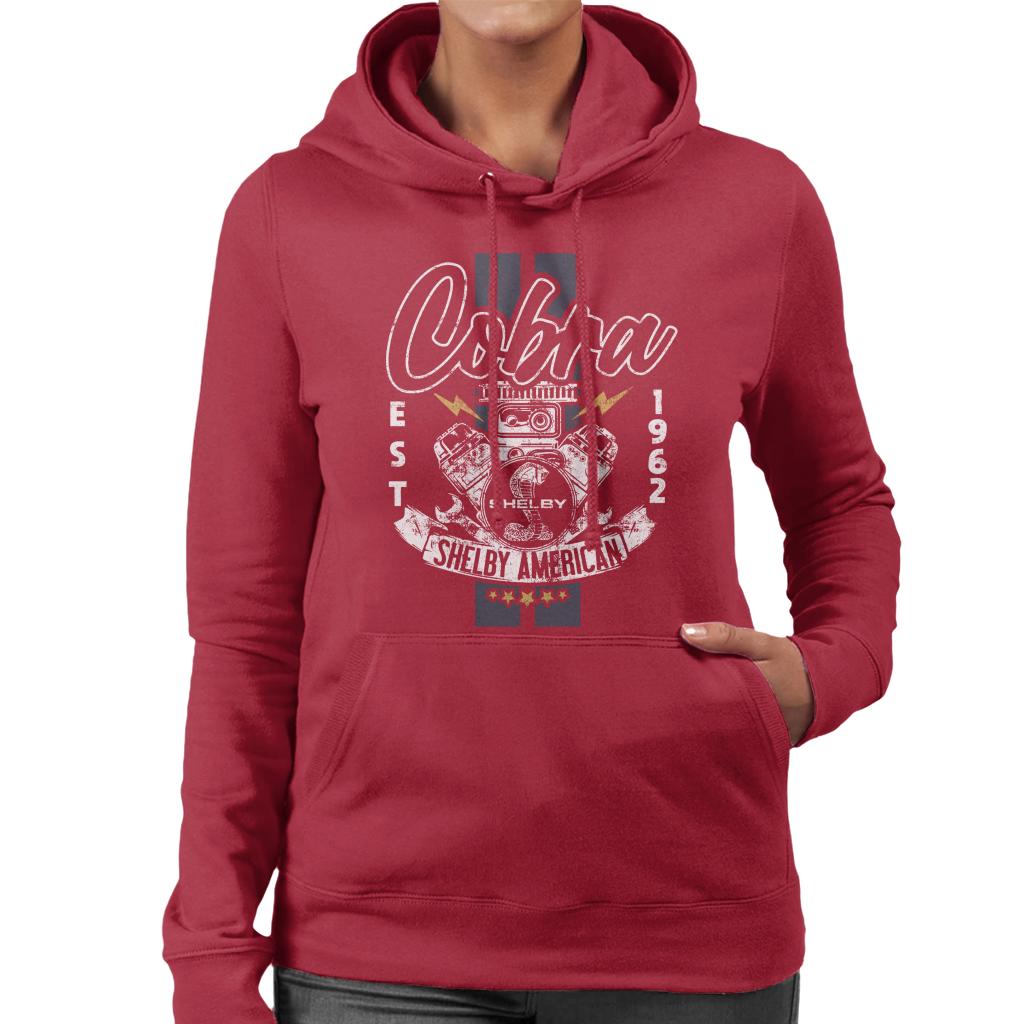 Shelby American Cobra Women's Hooded Sweatshirt product image 4
