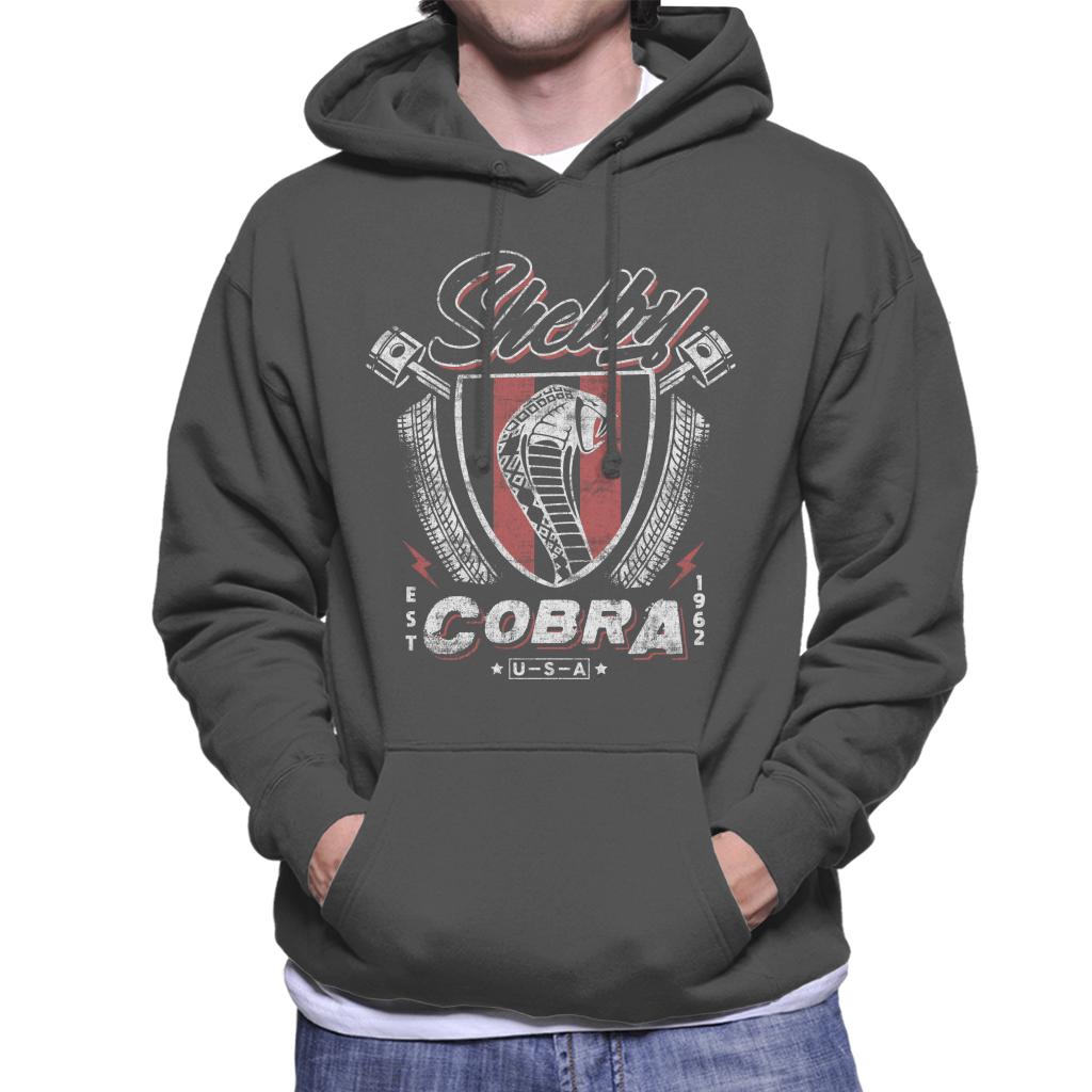 Shelby Cobra Est 1962 In The USA Men's Hooded Sweatshirt product image 4