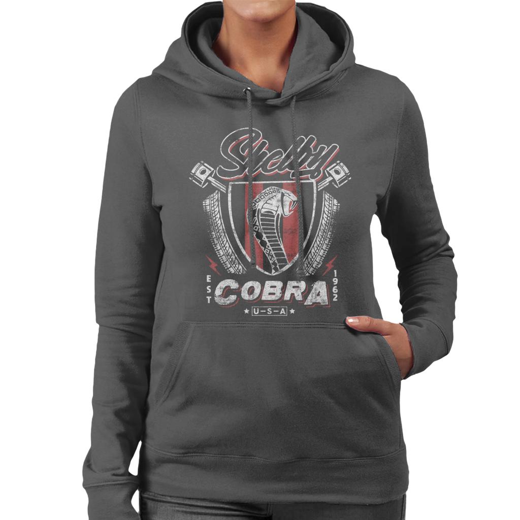 Shelby Cobra Est 1962 In The USA Women's Hooded Sweatshirt product image 4