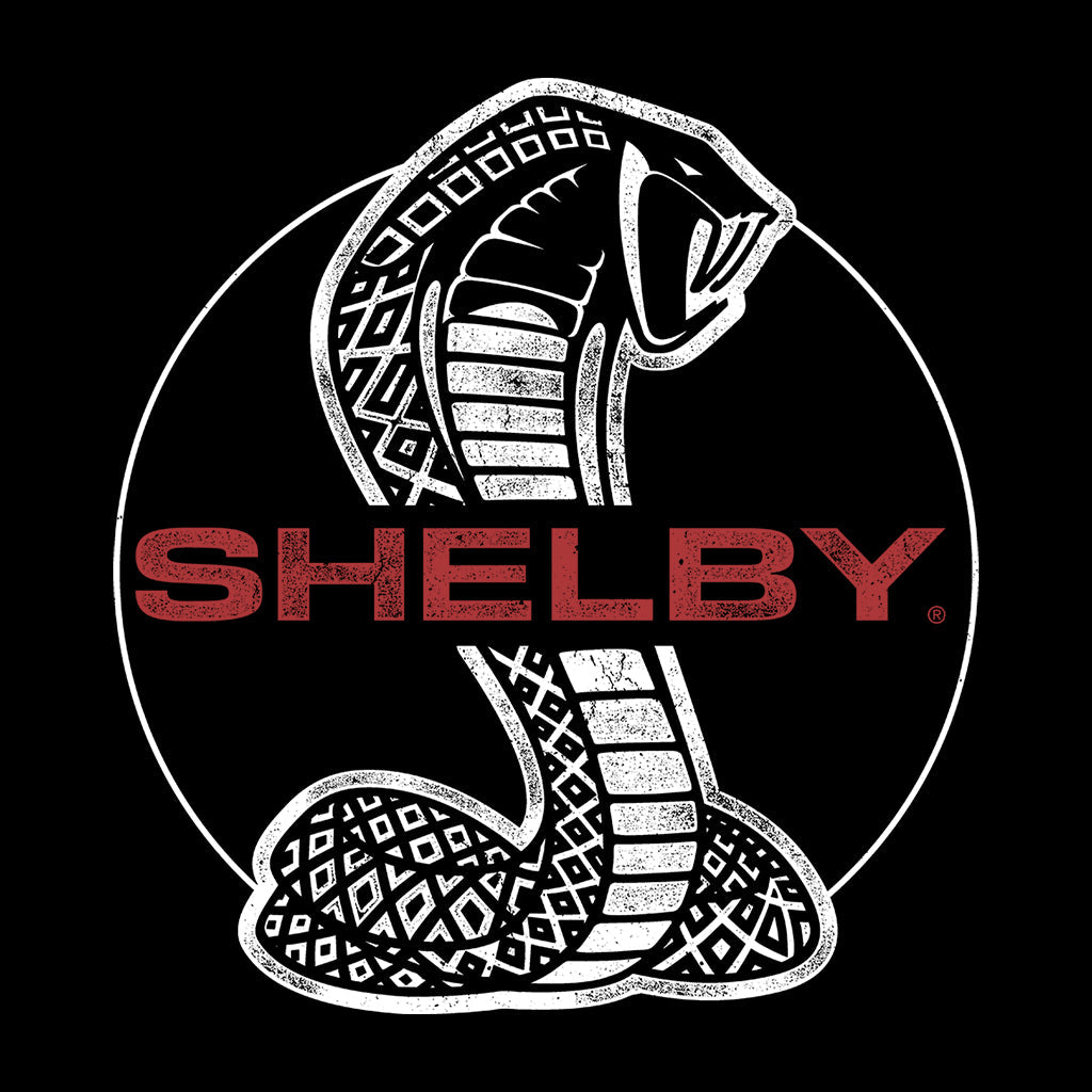 Shelby Red Text Cobra Logo Women's Hooded Sweatshirt product image 2