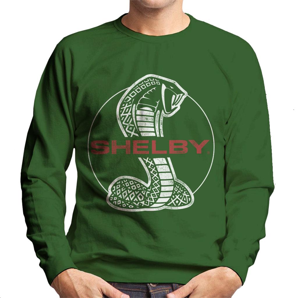 Shelby Red Text Cobra Logo Men's Sweatshirt product image 6