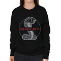 Shelby Red Text Cobra Logo Women's Sweatshirt product image 1