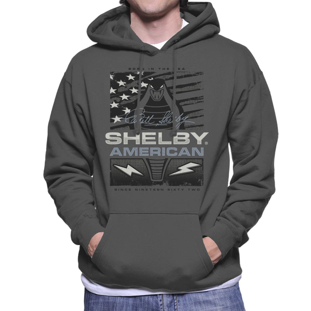 Shelby American 1962 Born In The USA Men's Hooded Sweatshirt product image 1