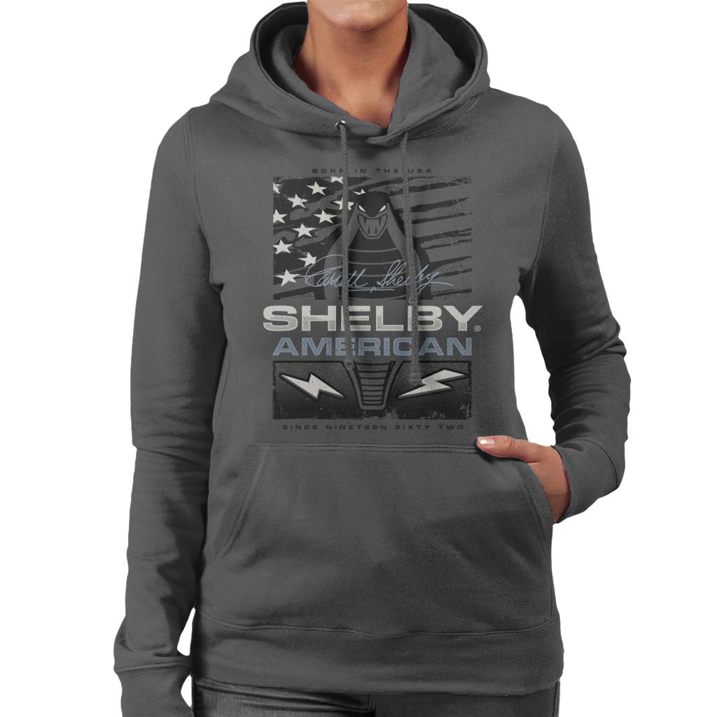Shelby American 1962 Born In The USA Women's Hooded product image 1