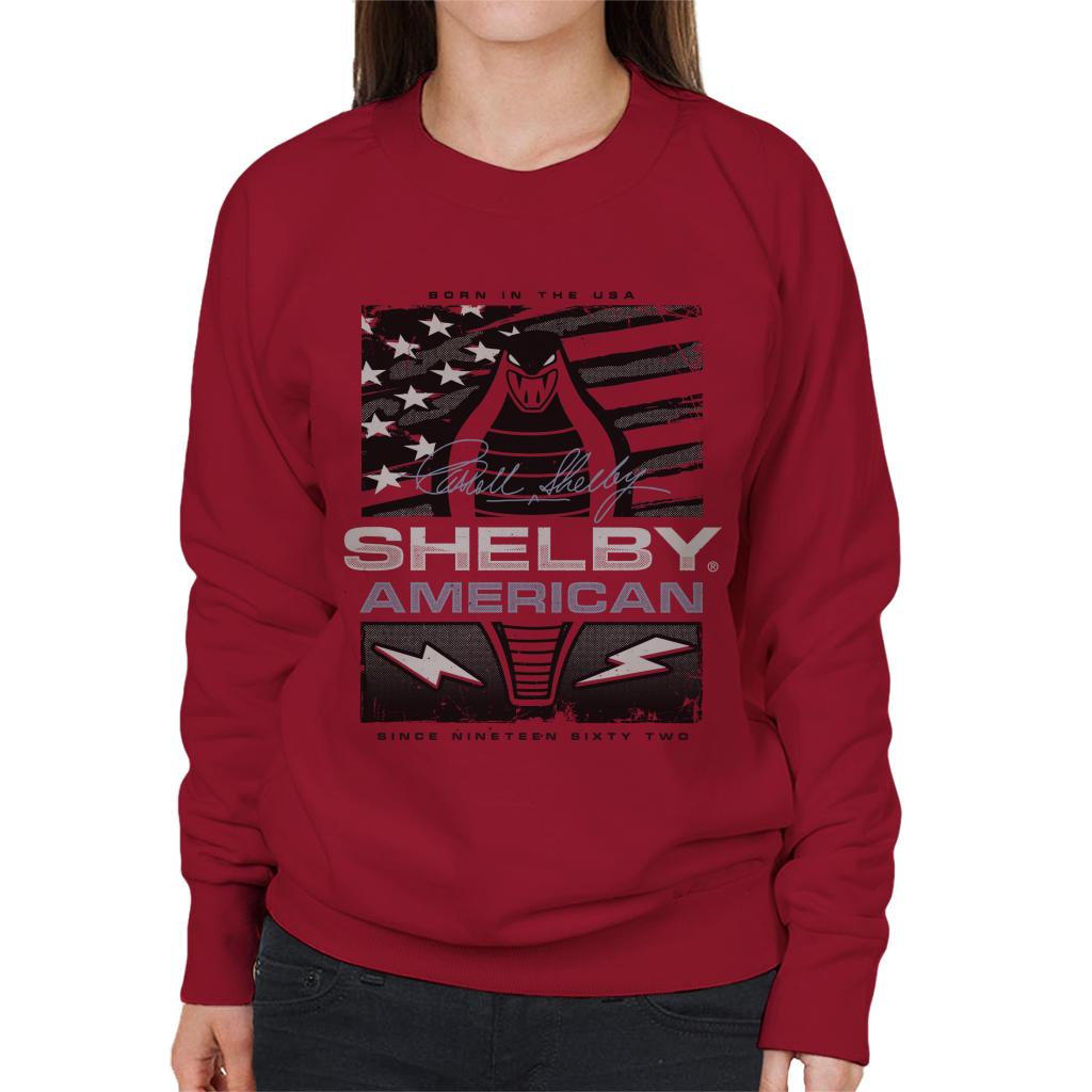 Shelby American 1962 Born In The USA Women's Sweatshirt product image 6