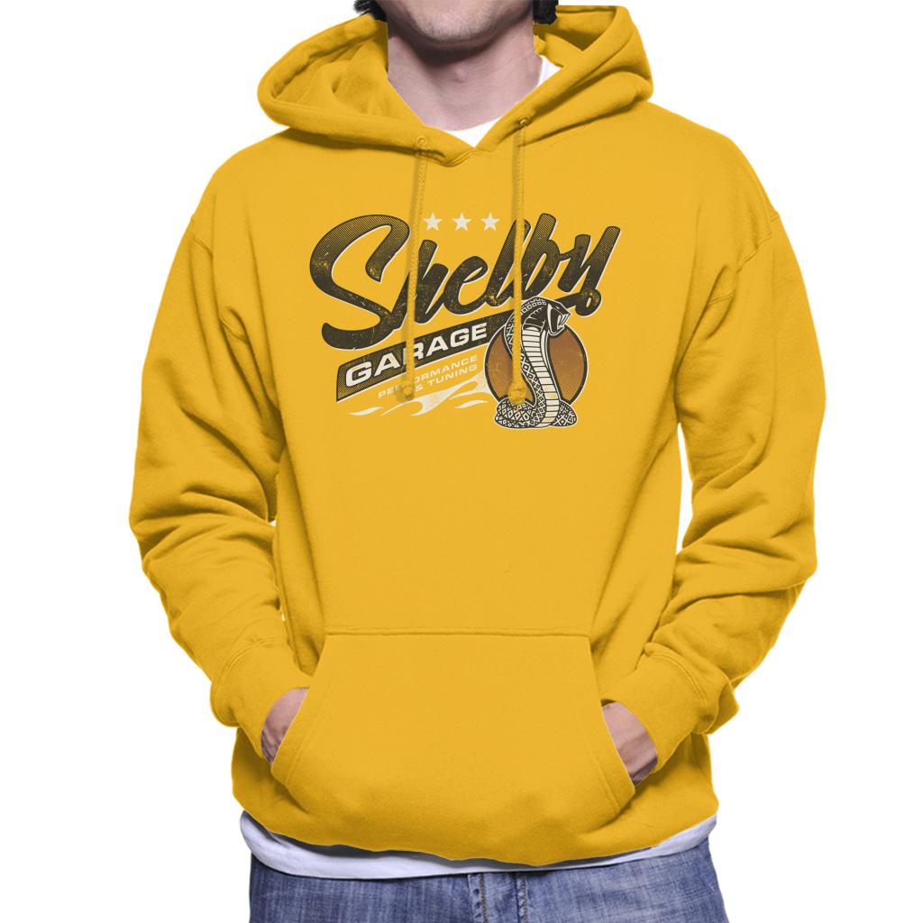 Shelby Logo Garage Performance And Tuning Men's Hooded product image 6