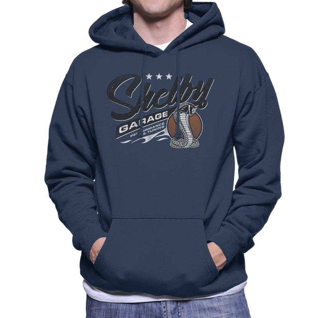 Shelby Logo Garage Performance And Tuning Men's Hooded product image 1