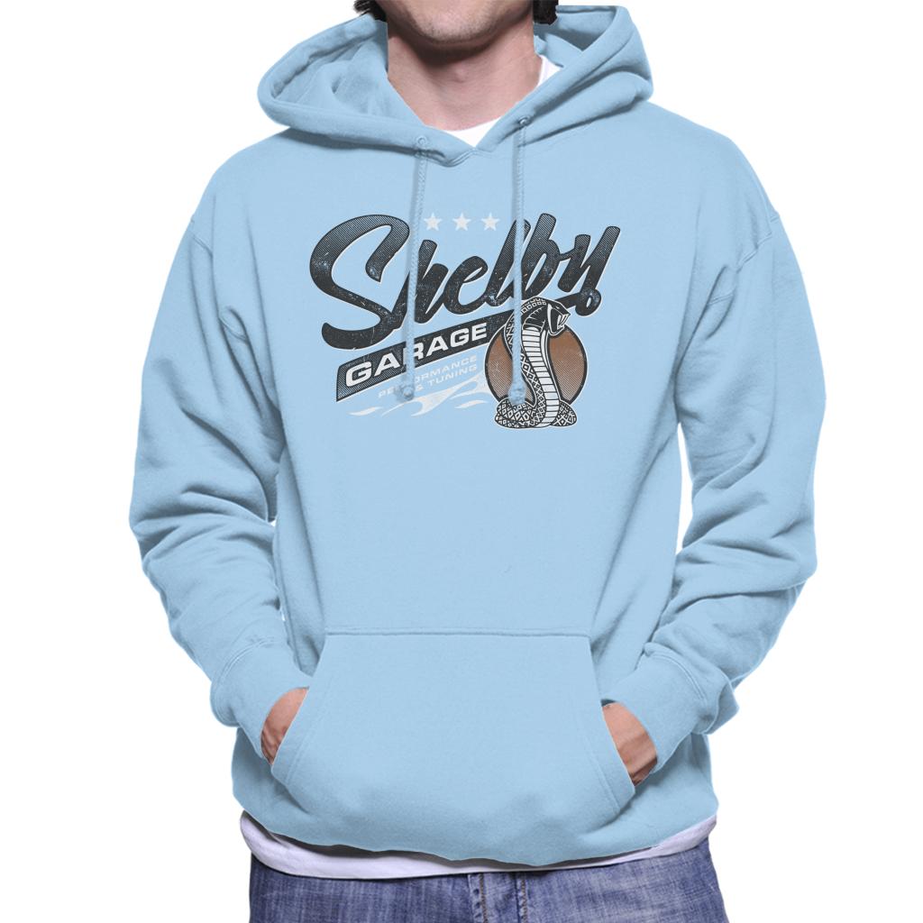 Shelby Logo Garage Performance And Tuning Men's Hooded product image 4