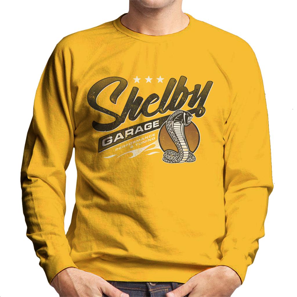 Shelby Logo Garage Performance And Tuning Men's Sweatshirt product image 6
