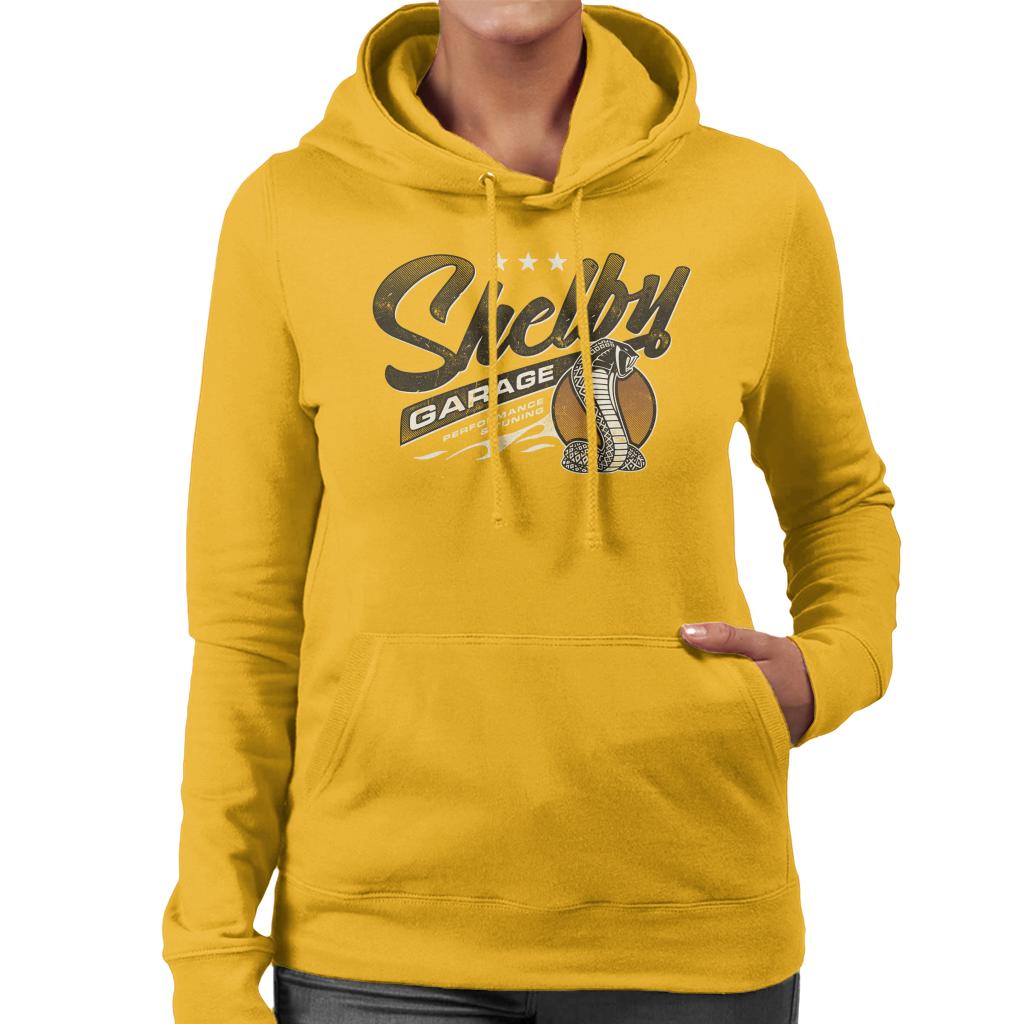 Shelby Logo Garage Performance And Tuning Women's Hooded product image 6