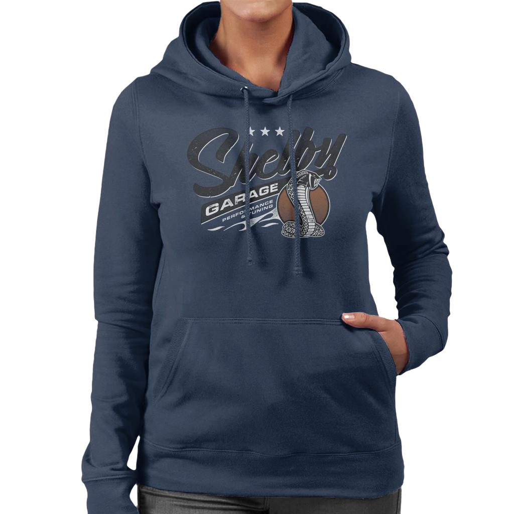 Shelby Logo Garage Performance And Tuning Women's Hooded product image 1