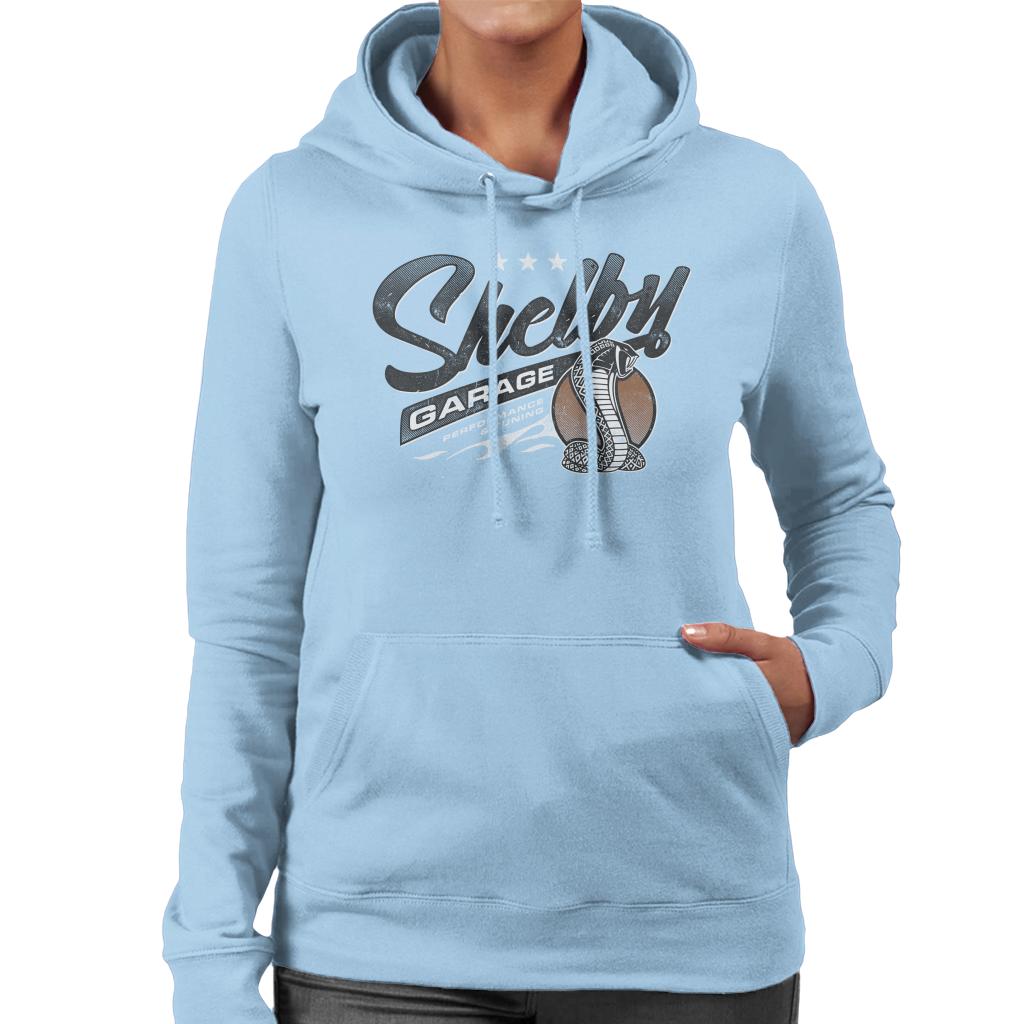 Shelby Logo Garage Performance And Tuning Women's Hooded product image 4