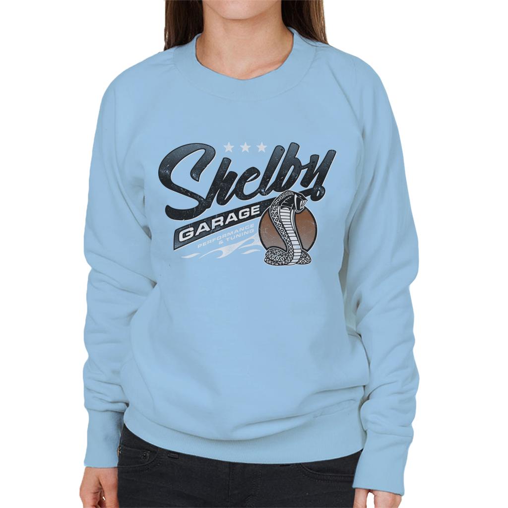 Shelby Logo Garage Performance And Tuning Women's Sweatshirt product image 4