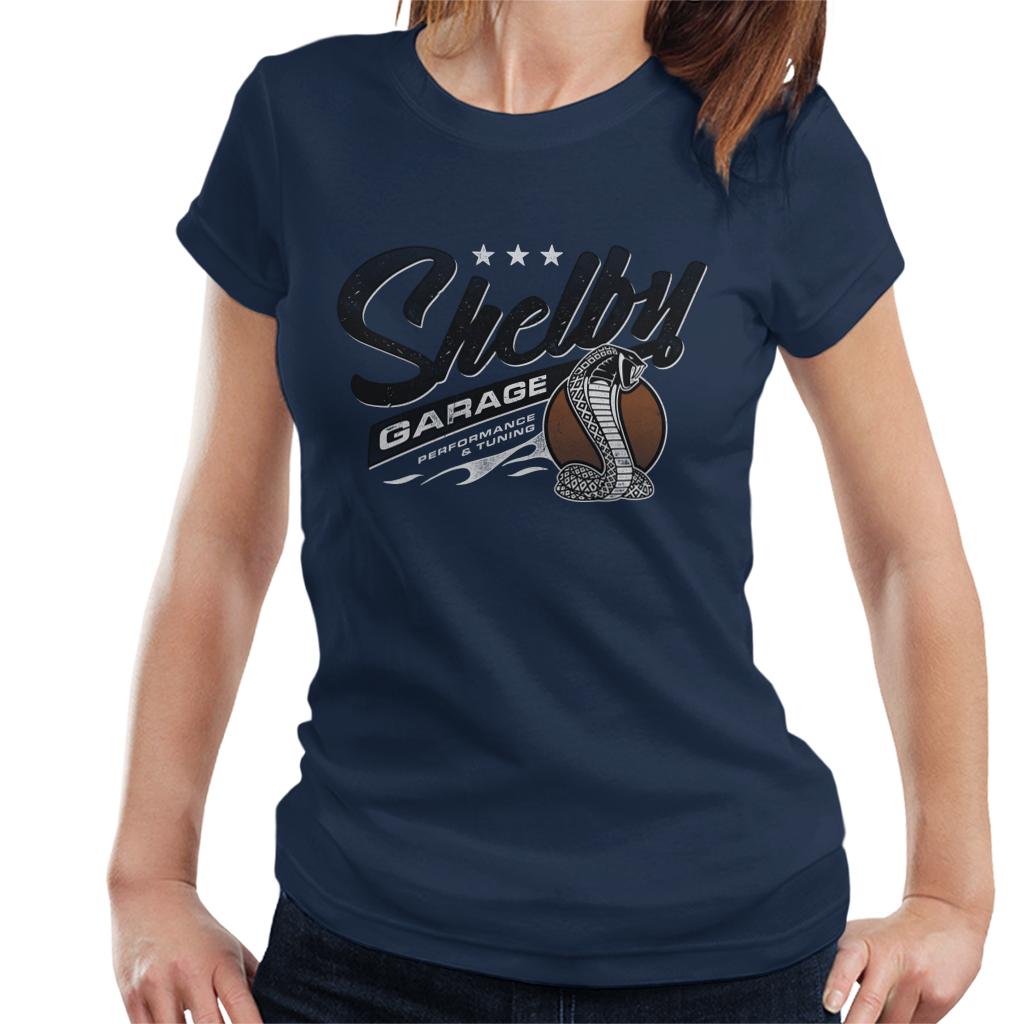 Shelby Logo Garage Performance And Tuning Women's T-Shirt product image 1