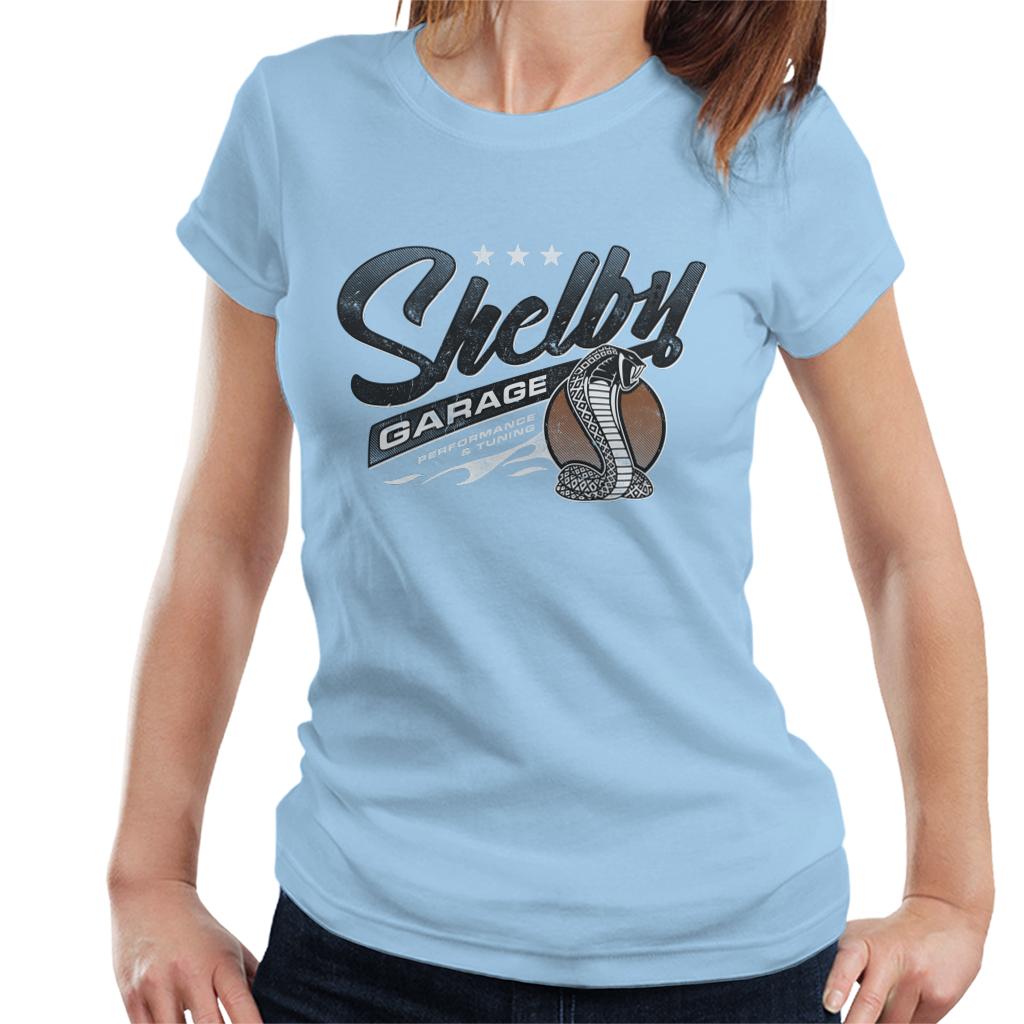 Shelby Logo Garage Performance And Tuning Women's T-Shirt product image 4