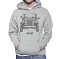 Jeep Classic Front View Men's Hooded Sweatshirt product image 1