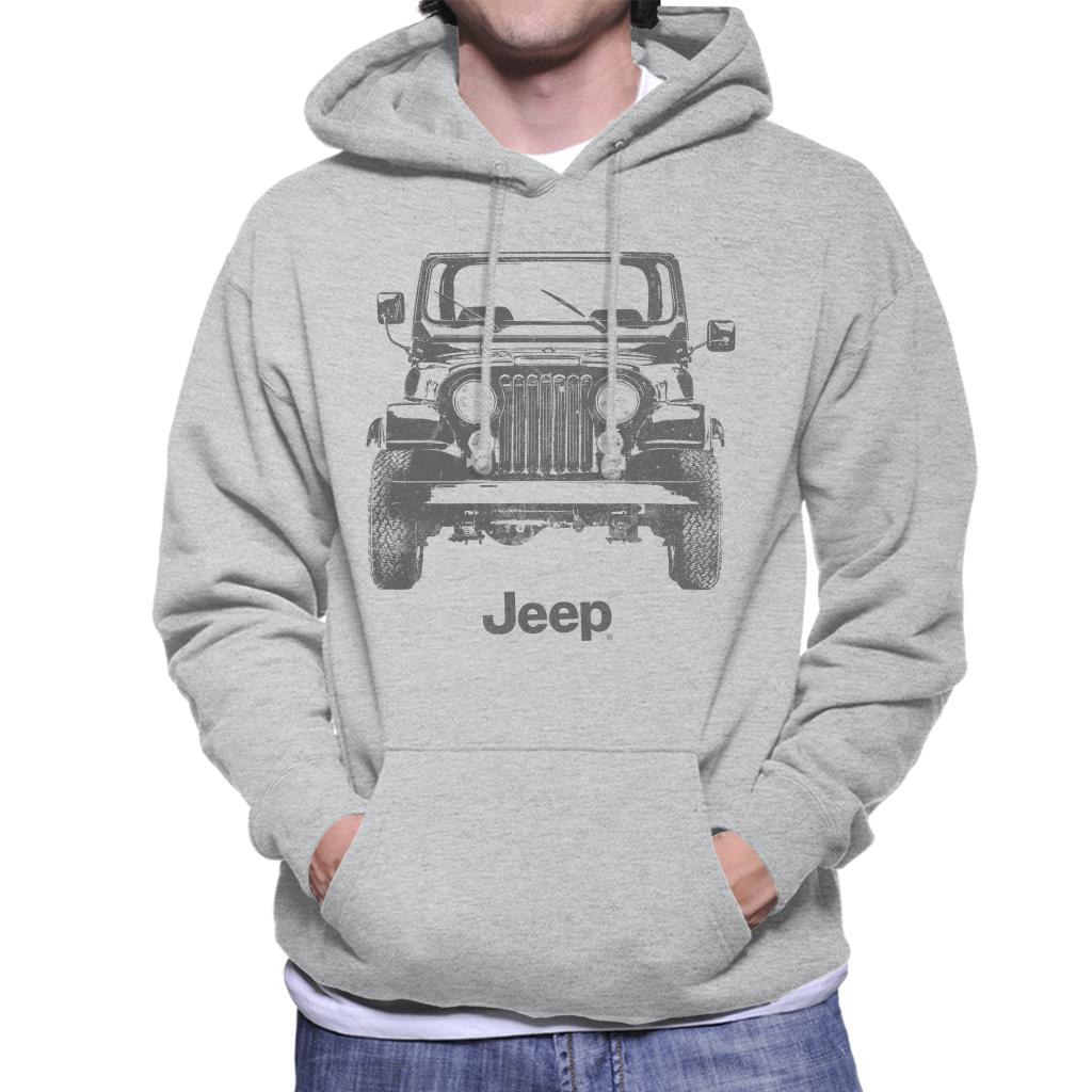 Jeep Classic Front View Men's Hooded Sweatshirt product image 1