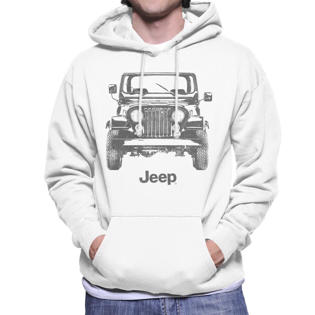 Jeep Classic Front View Men's Hooded Sweatshirt product image 4