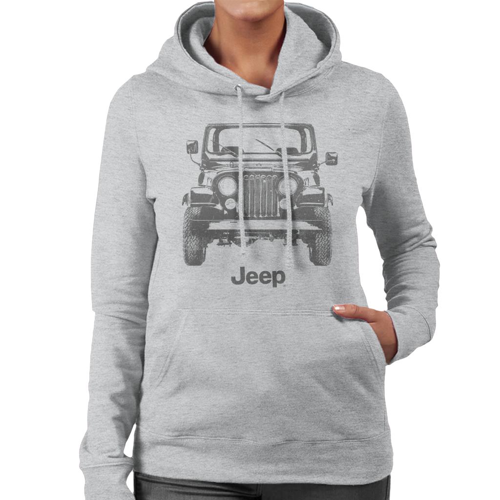 Jeep Classic Front View Women's Hooded Sweatshirt product image 1