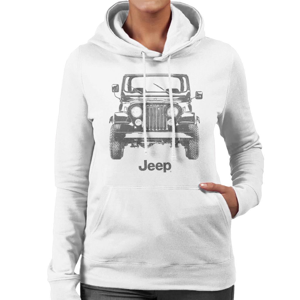 Jeep Classic Front View Women's Hooded Sweatshirt product image 4