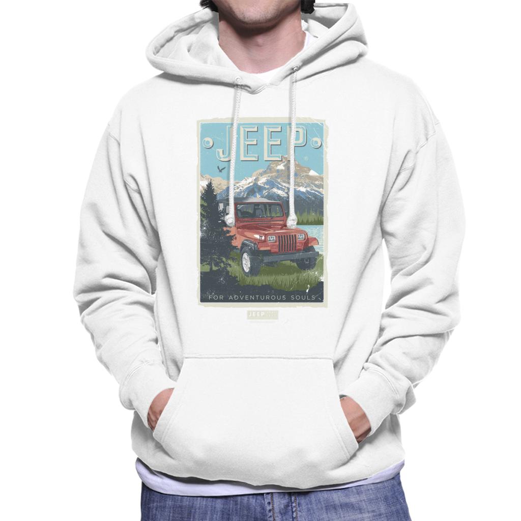 Jeep Mountain For Adventurous Souls Men's Hooded Sweatshirt product image 4