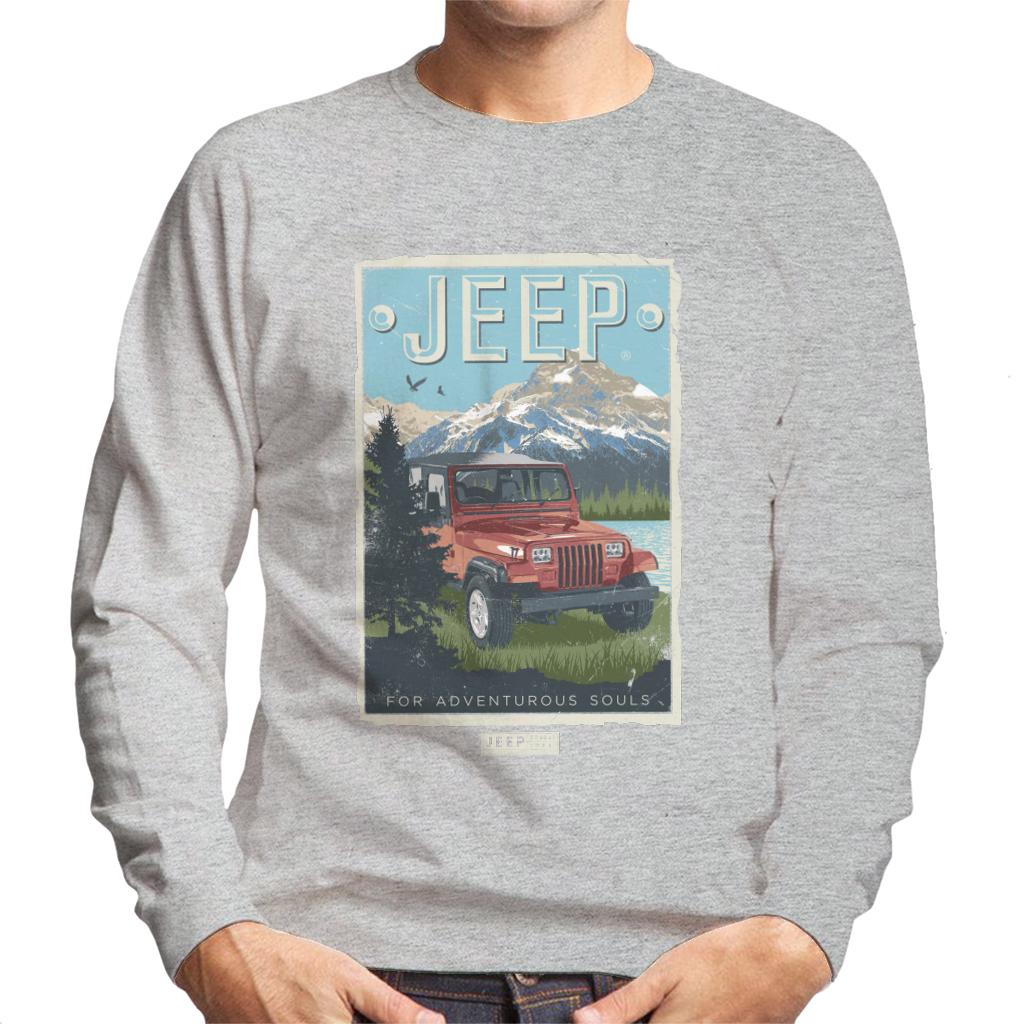 Jeep Mountain For Adventurous Souls Men's Sweatshirt product image 1