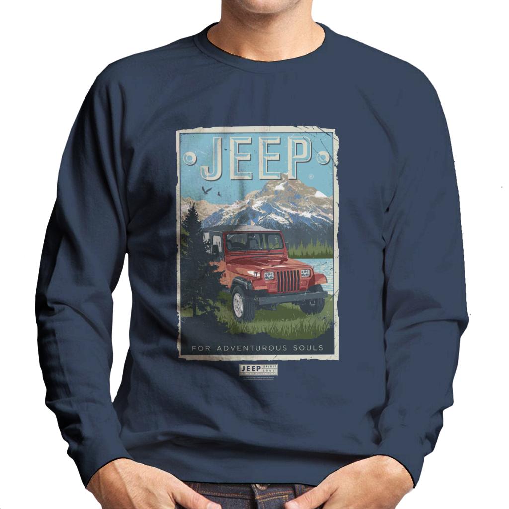 Jeep Mountain For Adventurous Souls Men's Sweatshirt product image 6