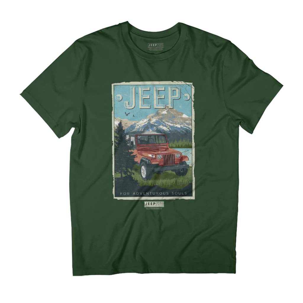 Jeep Mountain For Adventurous Souls Men's T-Shirt product image 1