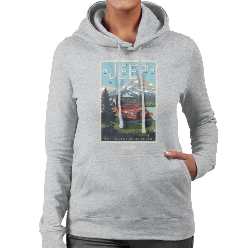 Jeep Mountain For Adventurous Souls Women's Hooded product image 1