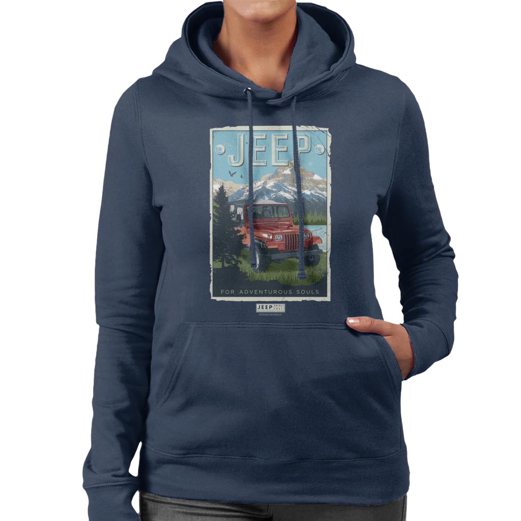 Jeep Mountain For Adventurous Souls Women's Hooded product image 6