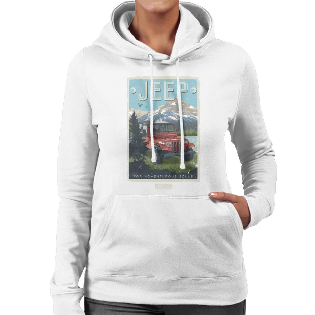 Jeep Mountain For Adventurous Souls Women's Hooded product image 4