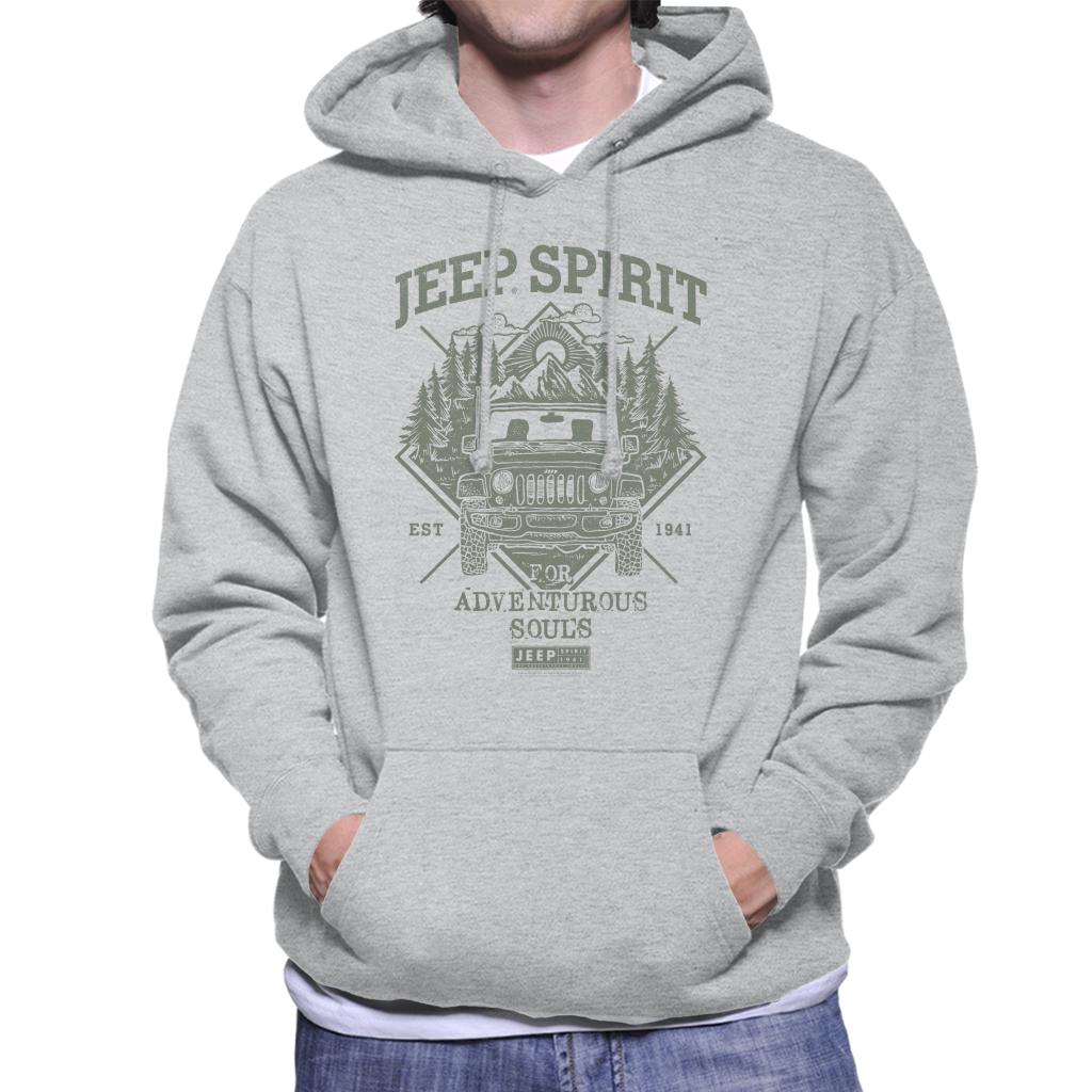 Jeep Spirit Est 1941 Men's Hooded Sweatshirt product image 1
