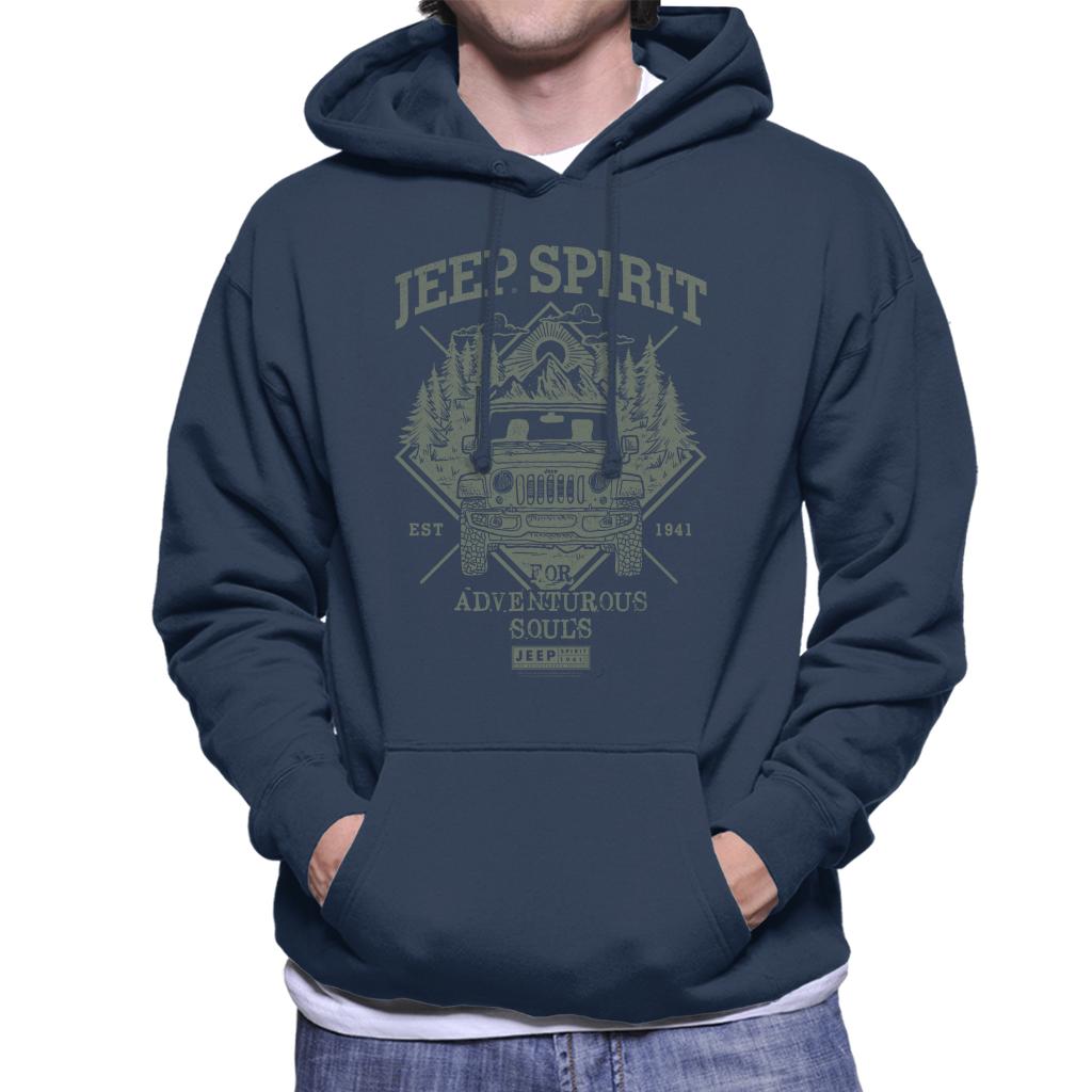 Jeep Spirit Est 1941 Men's Hooded Sweatshirt product image 6
