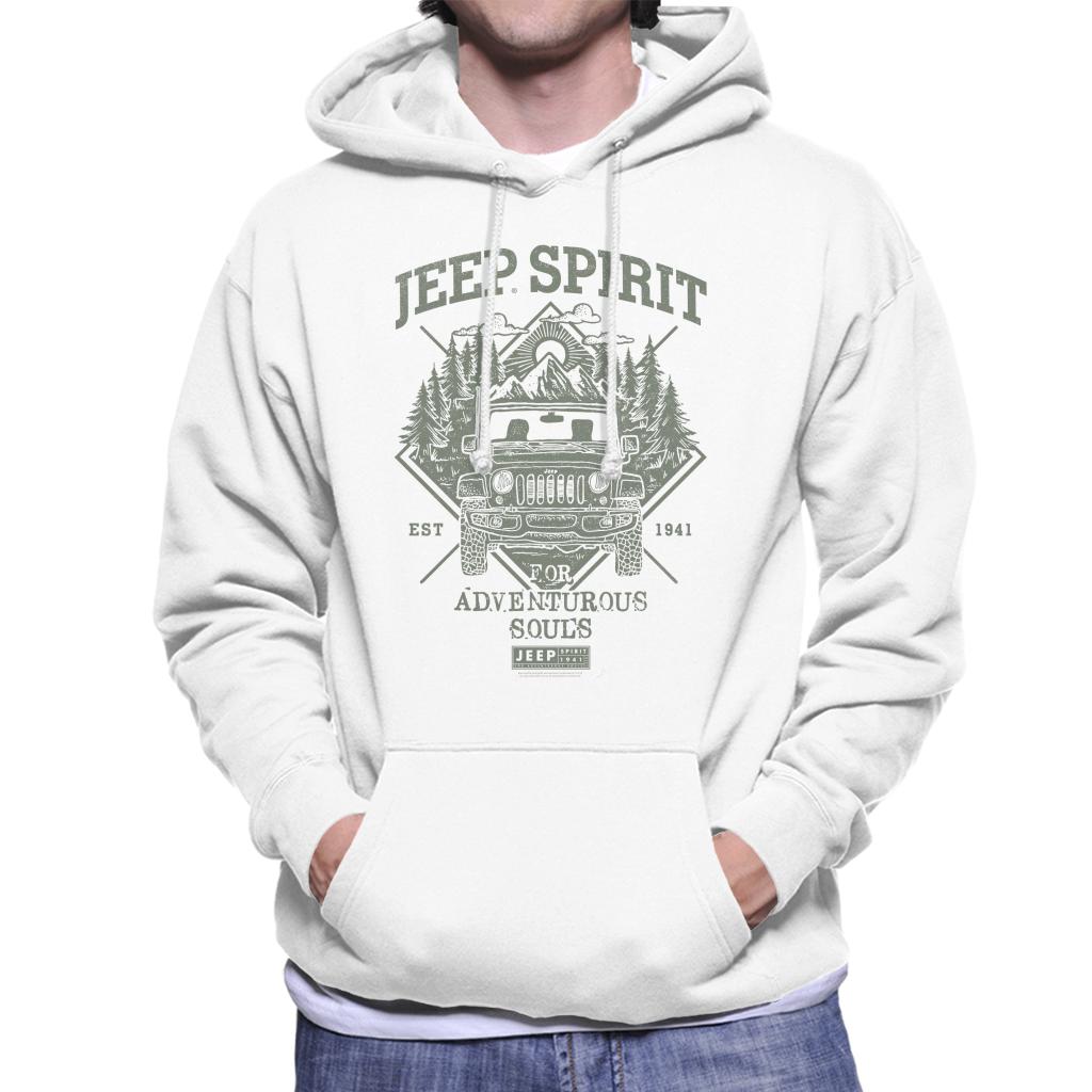 Jeep Spirit Est 1941 Men's Hooded Sweatshirt product image 4