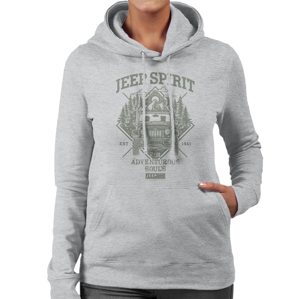 Jeep Spirit Est 1941 Women's Hooded Sweatshirt product image 1