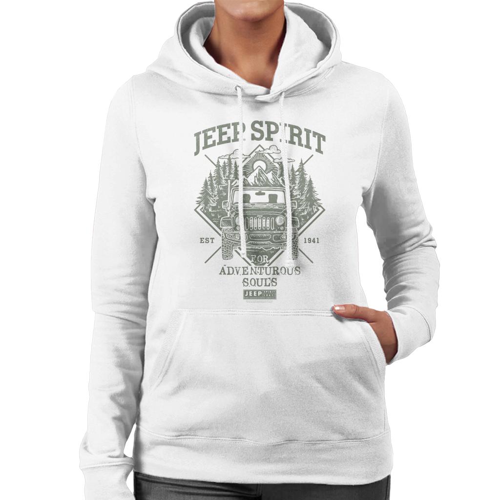 Jeep Spirit Est 1941 Women's Hooded Sweatshirt product image 4