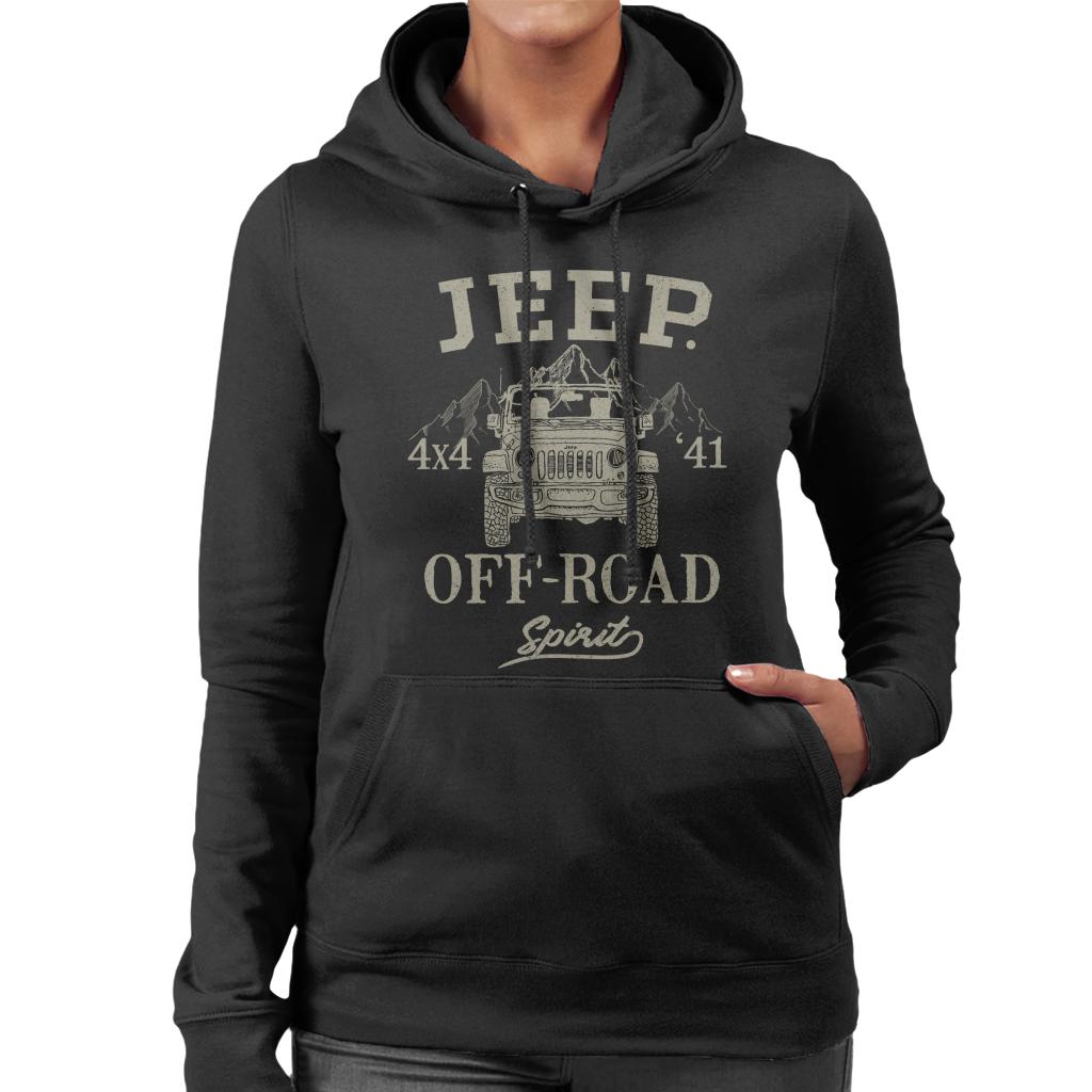 Jeep 4x4 Off Road Spirit Women's Hooded Sweatshirt product image 1